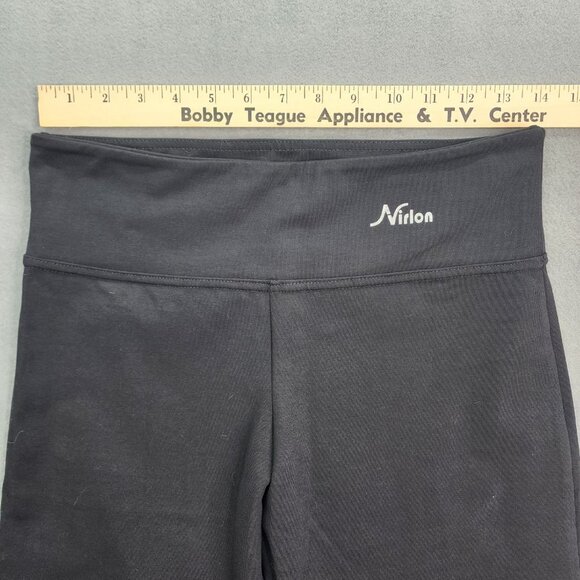 Nirlon Womens Pants Workout Yoga Exercise Black Medium - Picture 5 of 8